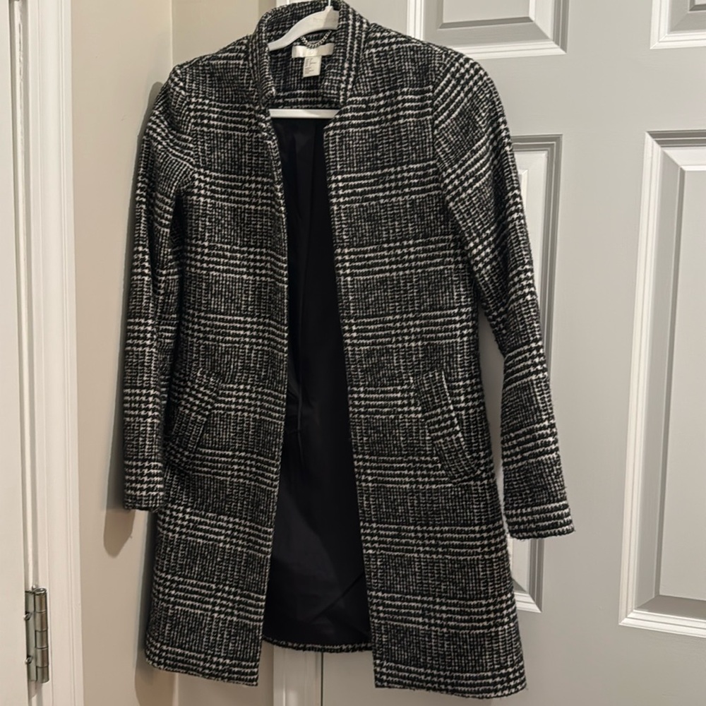 H&M light coat, size 2